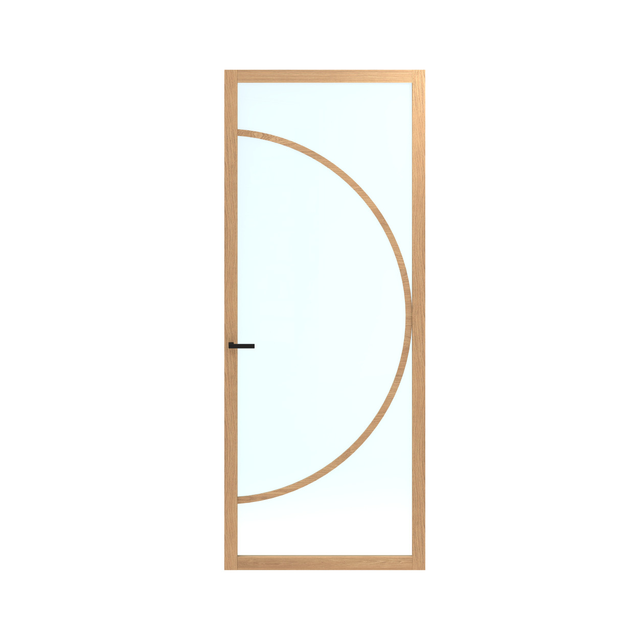 Binnendeur Skantrae SSL 14813 Blank Glas Natural Oak